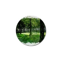 Beeches Trees Tree Lawn Forest Nature Golf Ball Marker (10 Pack)