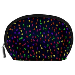 Number Digit Learning Education Accessory Pouch (large) by Wegoenart