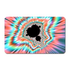 Fractal Abstract Background Magnet (rectangular) by Wegoenart