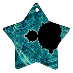 Mandelbrot Apple Fractal Abstract Star Ornament (two Sides) by Wegoenart