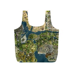 Map Illustration Grand Theft Auto Full Print Recycle Bag (s) by danenraven