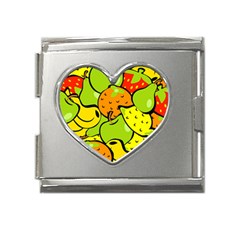 Fruit Food Wallpaper Mega Link Heart Italian Charm (18mm)
