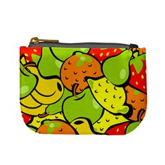 Fruit Food Wallpaper Mini Coin Purse