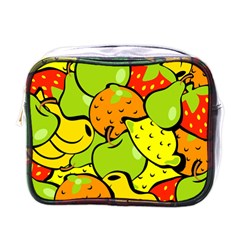 Fruit Food Wallpaper Mini Toiletries Bag (one Side) by Dutashop