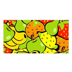 Fruit Food Wallpaper Satin Shawl 45  X 80 