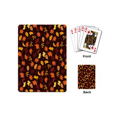 Thanksgiving Playing Cards Single Design (mini) by nateshop