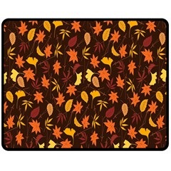 Thanksgiving Double Sided Fleece Blanket (medium)  by nateshop