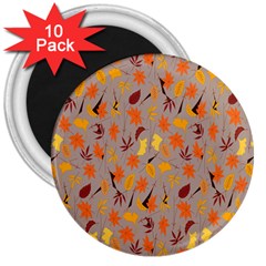 Thanksgiving-002 3  Magnets (10 Pack)  by nateshop