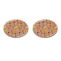 Thanksgiving-002 Cufflinks (oval) by nateshop