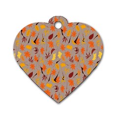 Thanksgiving-002 Dog Tag Heart (two Sides) by nateshop