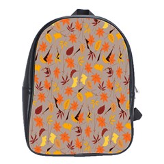 Thanksgiving-002 School Bag (large) by nateshop