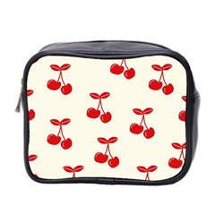 Cherries Mini Toiletries Bag (two Sides) by nateshop