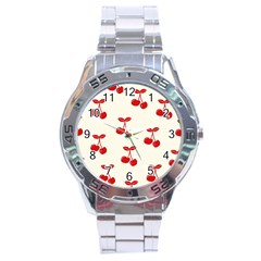 Cherries Stainless Steel Analogue Watch by nateshop