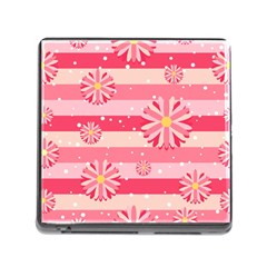 Floral-002 Memory Card Reader (square 5 Slot) by nateshop