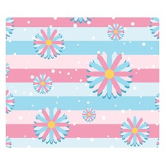 Flowers-023 Double Sided Flano Blanket (small)  by nateshop