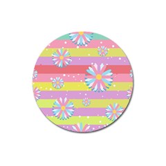 Flowers-024 Magnet 3  (round) by nateshop