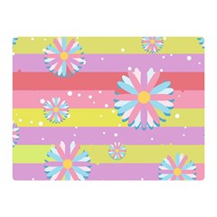 Flowers-024 Double Sided Flano Blanket (mini)  by nateshop