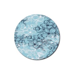 Flowers-25 Rubber Coaster (round) by nateshop