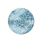 Flowers-25 Rubber Coaster (Round) Front