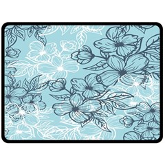 Flowers-25 Double Sided Fleece Blanket (large)  by nateshop