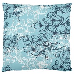 Flowers-25 Large Flano Cushion Case (two Sides) by nateshop