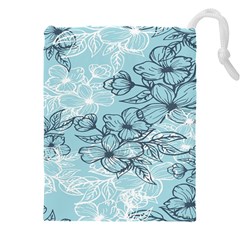 Flowers-25 Drawstring Pouch (4xl) by nateshop