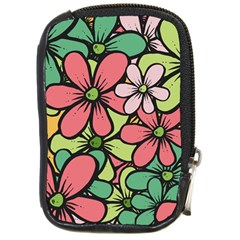 Flowers-27 Compact Camera Leather Case by nateshop