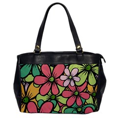 Flowers-27 Oversize Office Handbag by nateshop