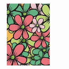 Flowers-27 Small Garden Flag (two Sides) by nateshop