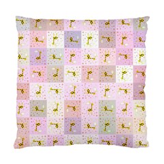 Giraffe Pattern Art Background Standard Cushion Case (one Side)