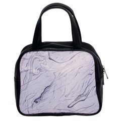 Marble Background Marble Pattern Classic Handbag (two Sides) by Ravend