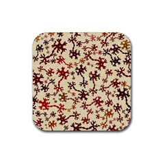 Neuron Nerve Cell Neurology Rubber Coaster (square) by Ravend