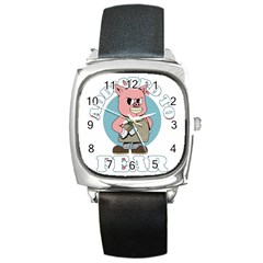 Halloween Square Metal Watch