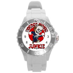 Halloween Round Plastic Sport Watch (l) by Sparkle