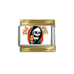 Halloween Gold Trim Italian Charm (9mm) by Sparkle