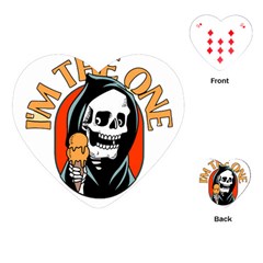 Halloween Playing Cards Single Design (heart) by Sparkle