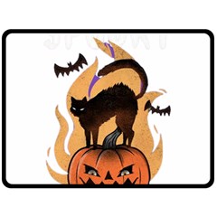 Halloween Double Sided Fleece Blanket (large)  by Sparkle