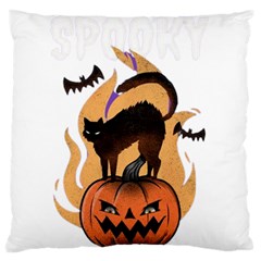 Halloween Large Flano Cushion Case (two Sides) by Sparkle