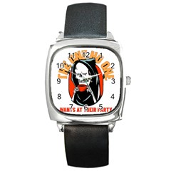 Halloween Square Metal Watch