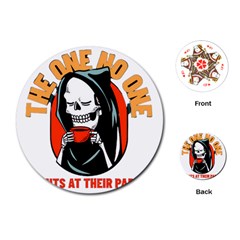 Halloween Playing Cards Single Design (round) by Sparkle