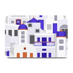 Background Santorini Greece Plate Mats