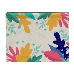 Border Leaves Design Frame Cosmetic Bag (xl) by Ravend