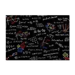 Black Background Text Overlay  Mathematics Formula Sticker A4 (10 Pack) by danenraven