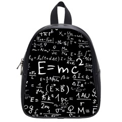 Science Einstein Formula Mathematics Physics School Bag (small) by danenraven