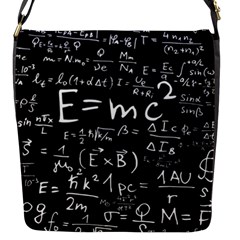 Science Einstein Formula Mathematics Physics Flap Closure Messenger Bag (s) by danenraven