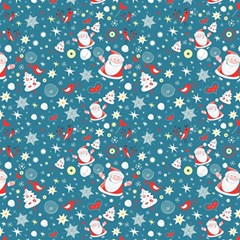 Santa Claus Illustration  Background Play Mat (rectangle)