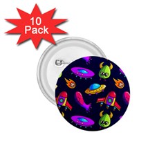 Space Pattern 1 75  Buttons (10 Pack)