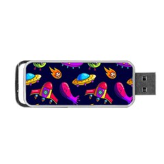 Space Pattern Portable Usb Flash (one Side)