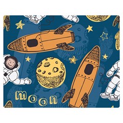 Missile Pattern Double Sided Flano Blanket (medium) 