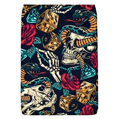 Vintage Art Tattoos Colorful Seamless Pattern Removable Flap Cover (l)